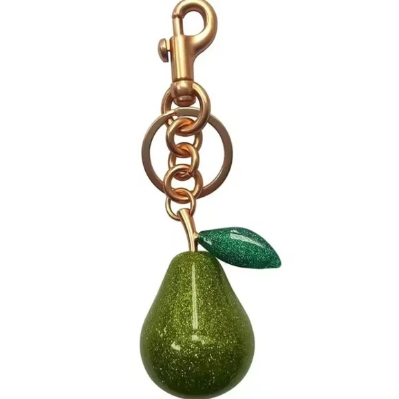 Resin Pear Bag Hanging Imitation Fruit Keychain Fashion Bag Accessories - Picture 3 of 7